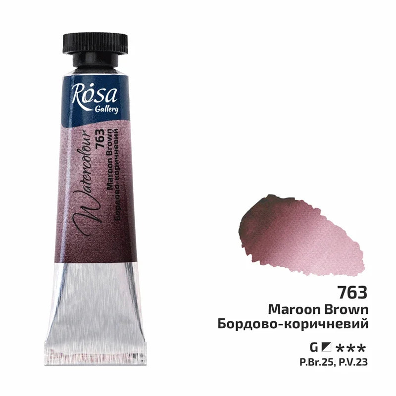 ROSA New 10 Color Precipitated Watercolor Pigments 10ml Tube Master Watercolor Paint Student Artist Painting Supplies - Sun Studio