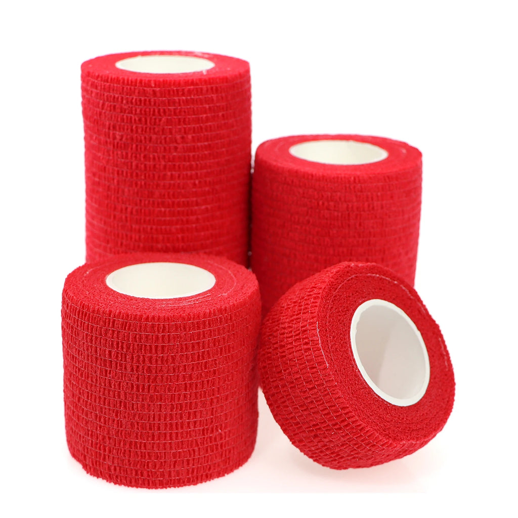 24 Pieces Elastic Bandage Tapes Athletic Tape Elastoplast Sports Recovery Strapping Gym Waterproof Muscle Relief Finger Ankle - Sun Studio
