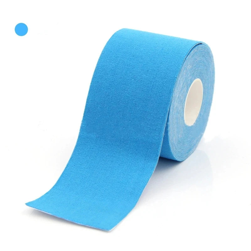 4 Rolls Sport Kinesiology Tape 5m Sports Self-adhesive Bandages Athletic Elastic Kneepad Muscle Pain Relief Knee Taping Fitness - Sun Studio