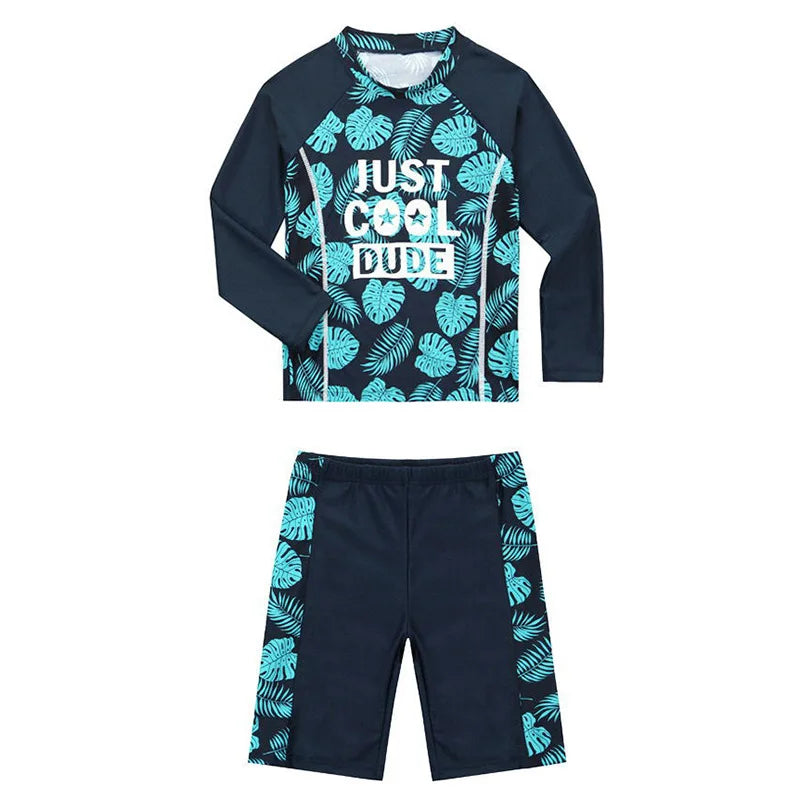 2-10 Years Baby Boy Swimsuit Children's Swimwear for kids Quick Drying Sun Protection Swimwear Clothes set - Sun Studio