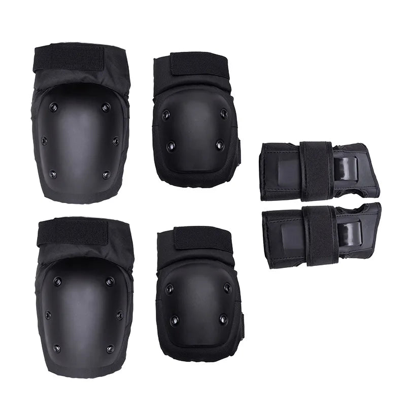 Papaison 6pcs Protective Gear Bike Skate Roller Scooter Riding Knee Pads Wrist Guard Elbow Pads Set PP Shell EVA Liner in Stock - Sun Studio