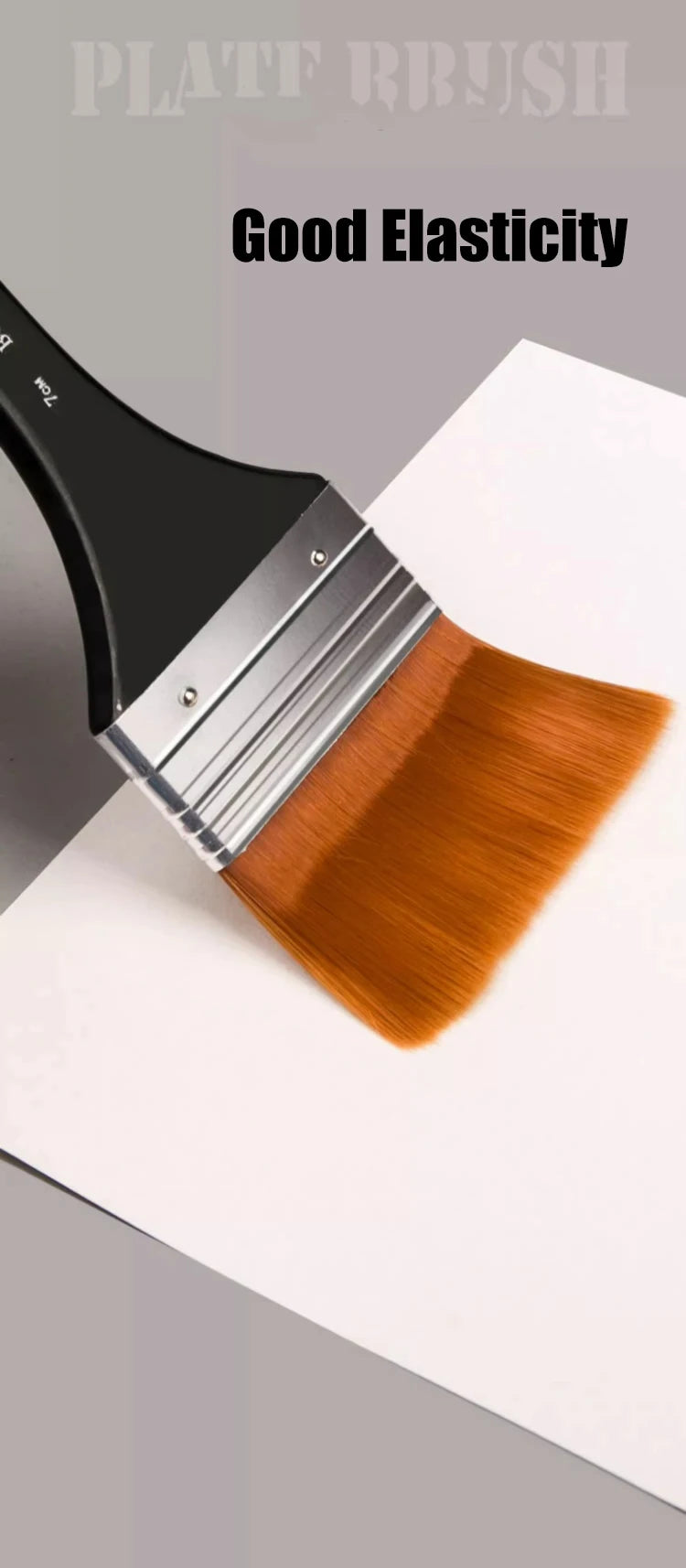 Borrence 1/2/3/5pcs Memory Nylon Paint Brushes Set for Acrylic Oil Drawing Watercolor Wooden Painting Brush Tools Art Supplies - Sun Studio