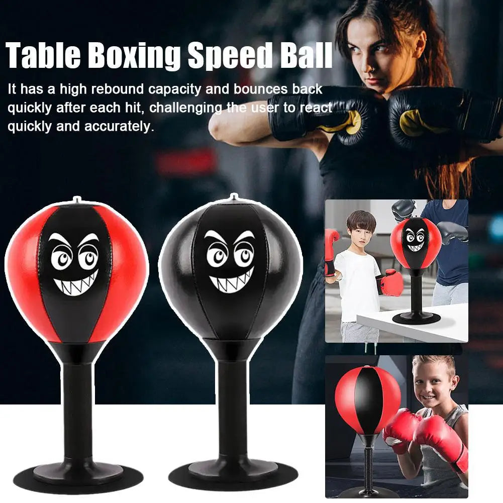 Stress Reliever Punching Bag Toy With Suction Cup Stress Buster Desk Boxing Punch Ball Reduce Tension Toys For Kids S0H0 - Sun Studio