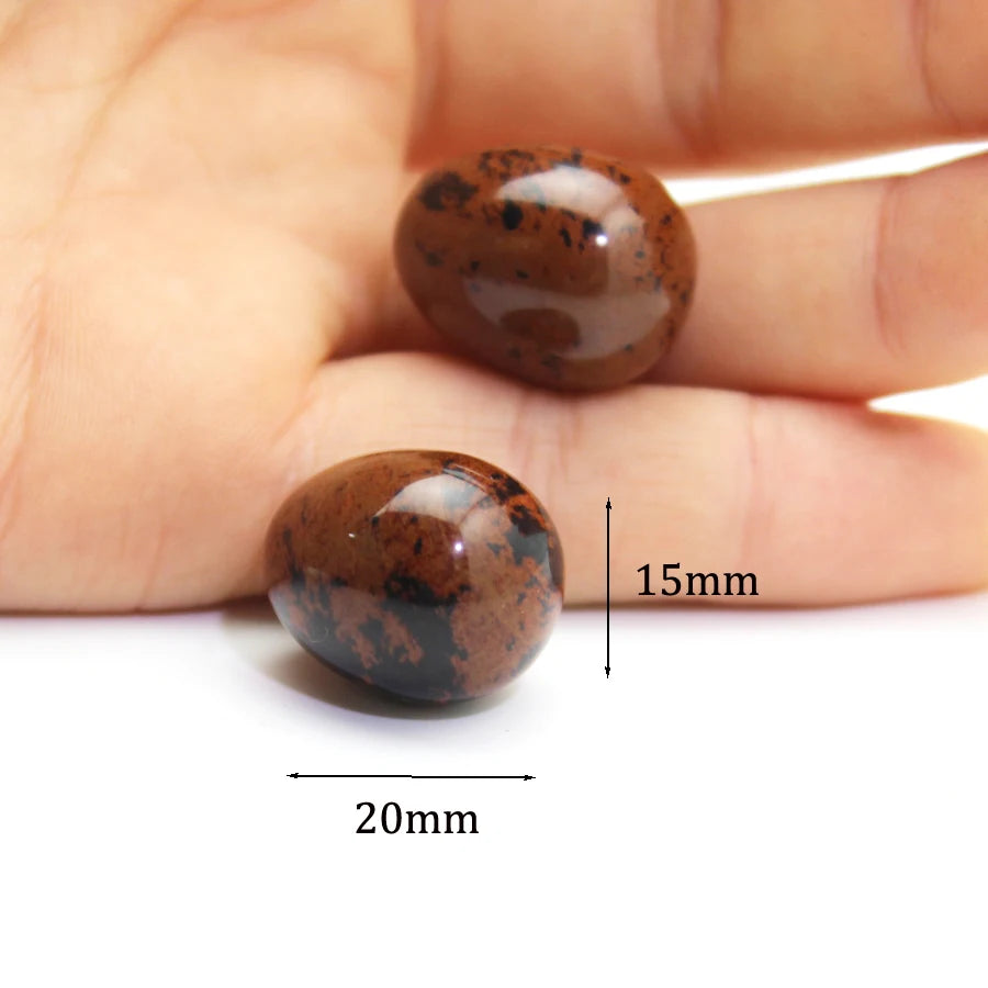 Natural Agate Stone Mineral Crystal Ball Egg Quartz Rock Chakra Reiki Healing Room Home Decor Aquarium Decoration Maison Easter - Sun Studio