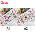 Glitter Face Stickers for Children Rhinestones for Eyes Face Diamonds Bright Stickers Festival Makeup Jewels Stickers ZS006