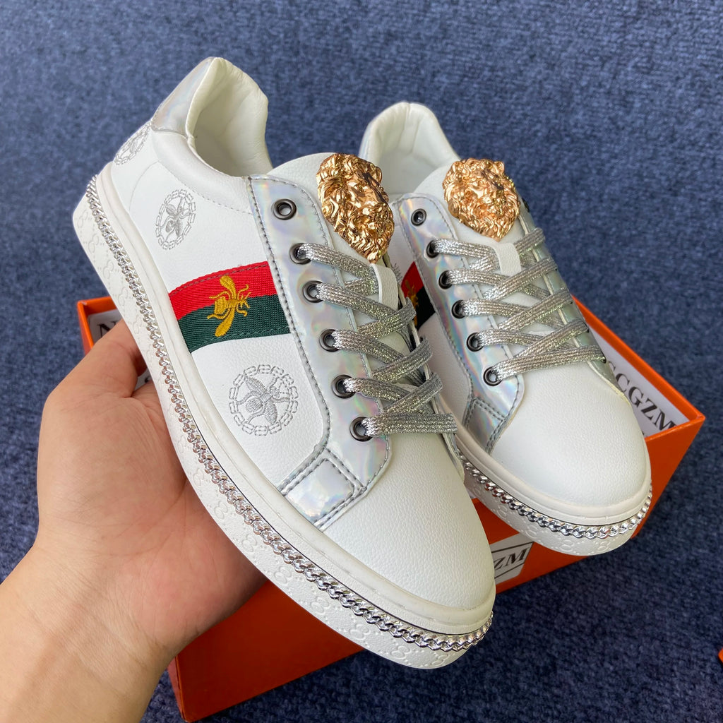 original shoes brand premium shoes for man high quality casual shoes for man casual sneakers for man trainers luxury black white - Sun Studio