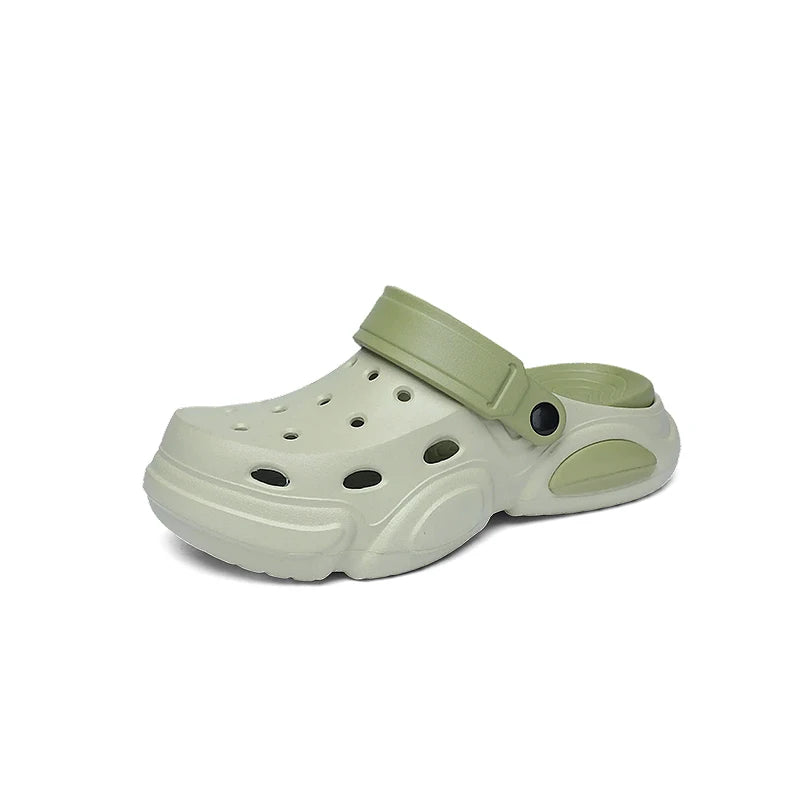 Summer Men's Thick-Soled Non-Slip Breathable Toe-Cap Sandals Casual Beach Slippers - Sun Studio