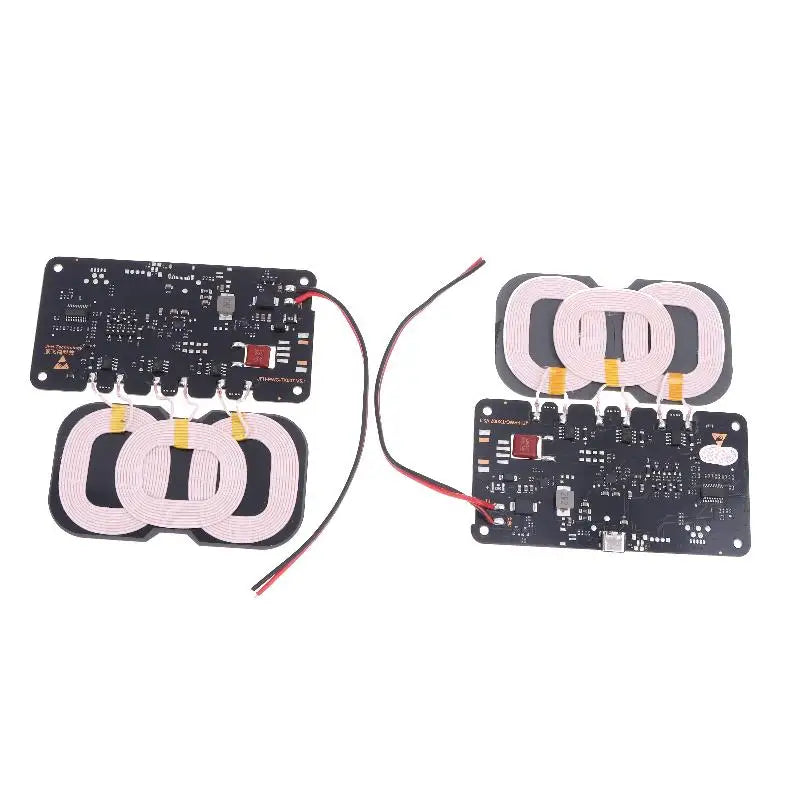 20W High-Capacity Wireless Charger for Car/Home Use; Includes Type-C Interface and 3-Coil DC9-32V Module - Sun Studio