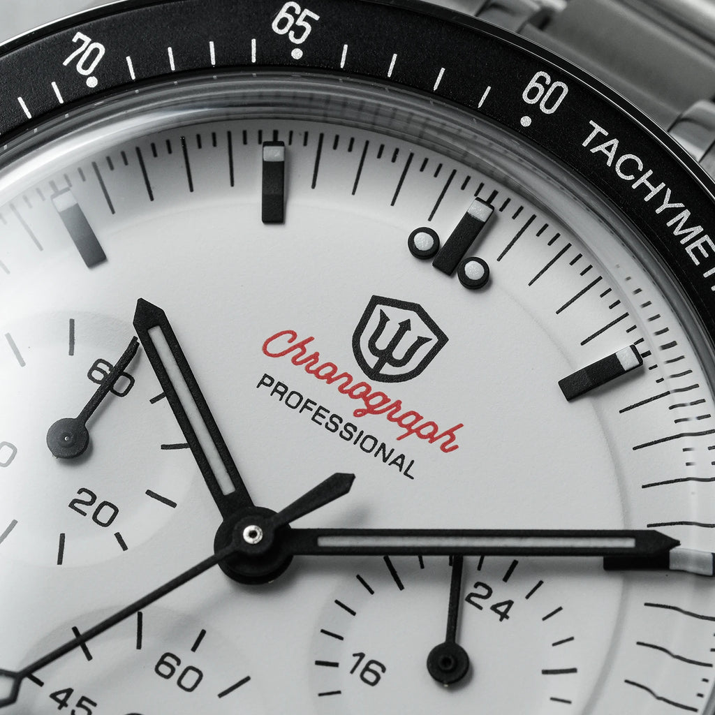 Watchdives WD1863 Sports Chronograph Watch VK63 Sweep Mechanical Quartz Watches Bubble Sapphire Mirror Waterproof 100M Men Watch - Sun Studio