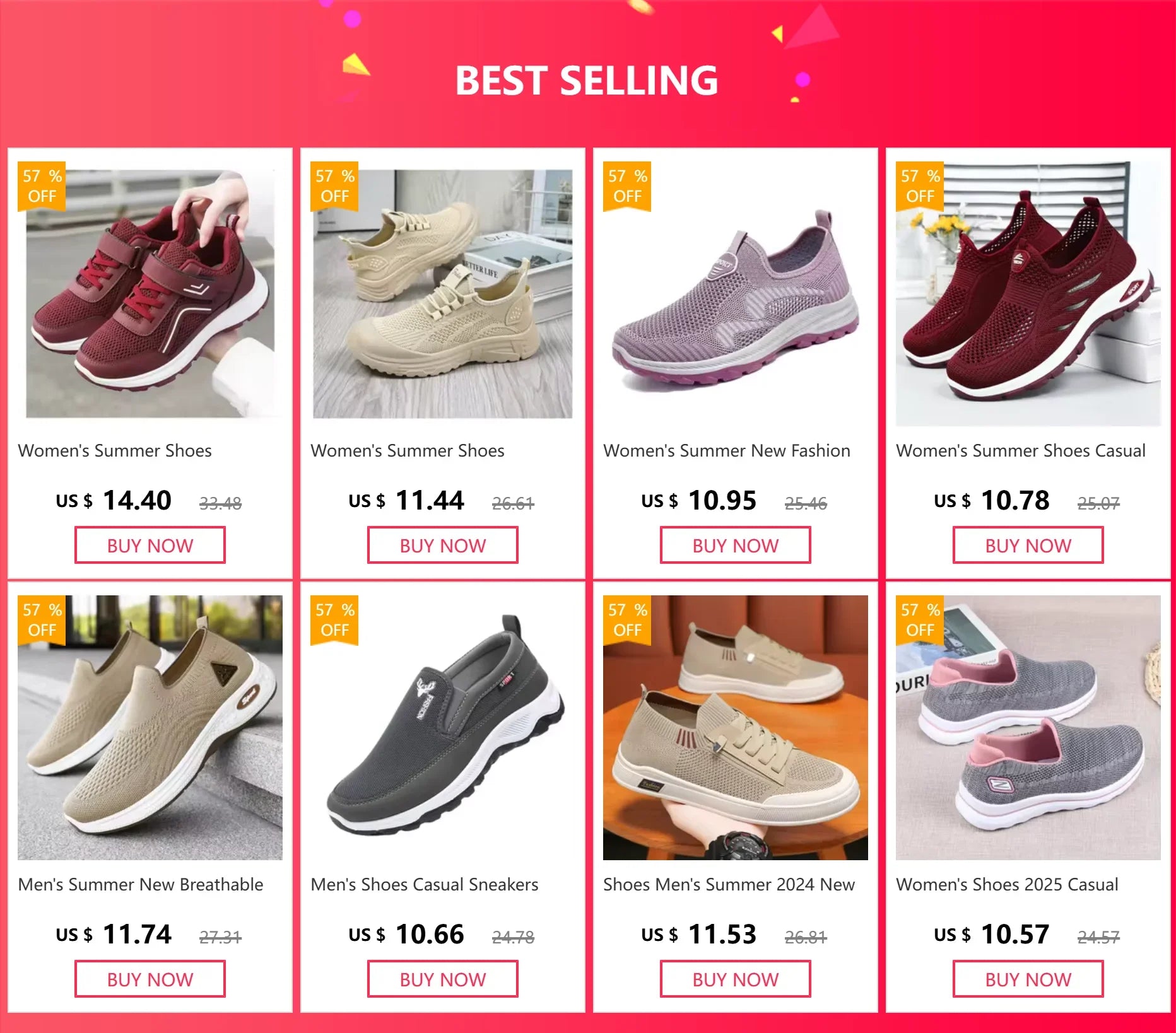 Men Running Hiking Sneakers Breathable Orthopedic Travel Plimsolls Slip On Comfortable for Outdoor Activity Hiking Walking - Sun Studio