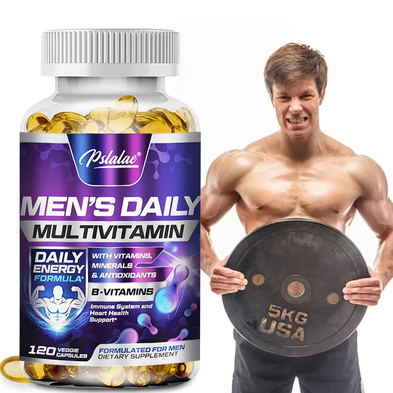 Men's Multivitamin Supplement - Enhance Immunity, Boost Energy and Endurance, Promote Overall Health - Sun Studio