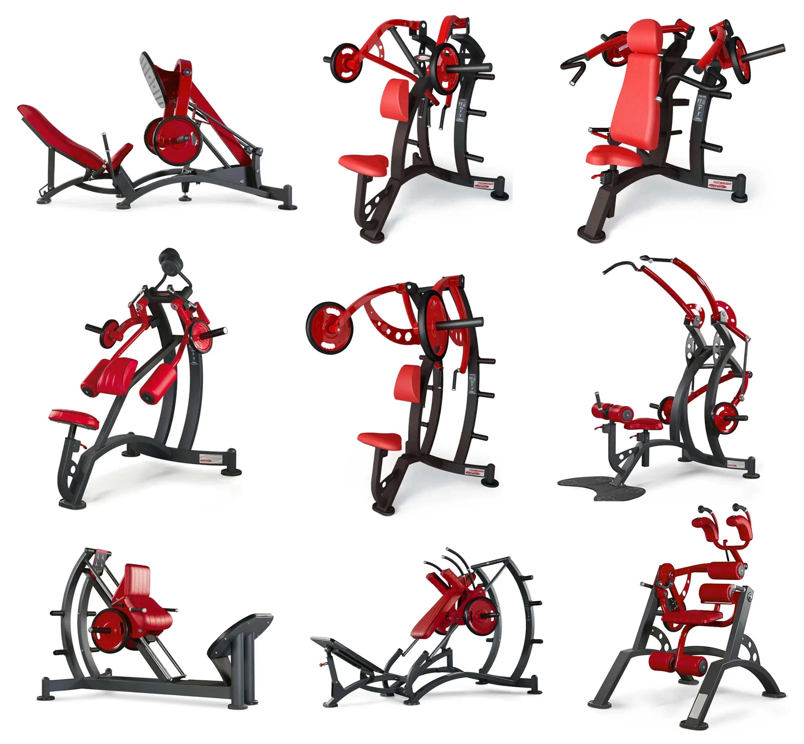 Gym strength equipment Chest pushing and high back training  and lying posture device commercial multi-functional leg flexion - Sun Studio