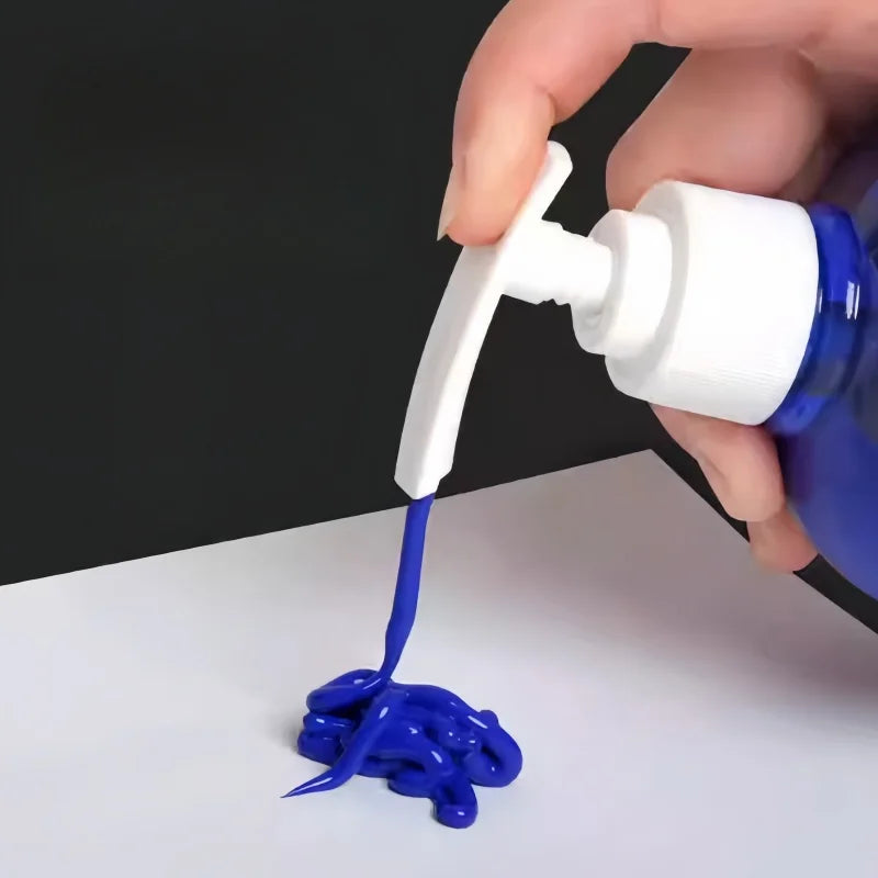 500ML Large barrel-style duckbill nozzle acrylic paint wall painting indoor acrylic painting coating - Sun Studio