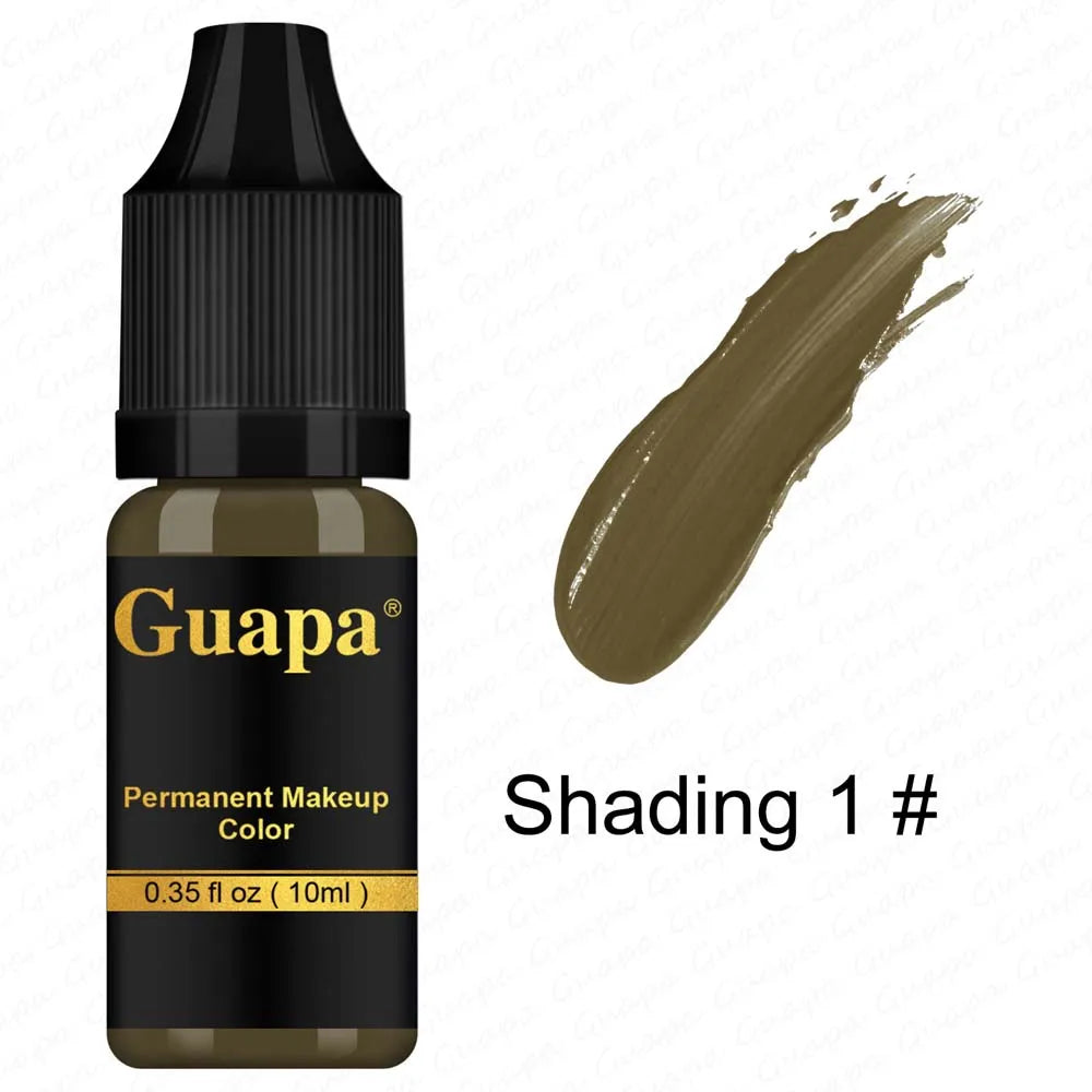 10ML Tattoo Ink Micro pigment Lip Eyebrow Permanent Makeup Pigment Tattoo Supplies for Tattoo Eyebrow Eyeliner Lip