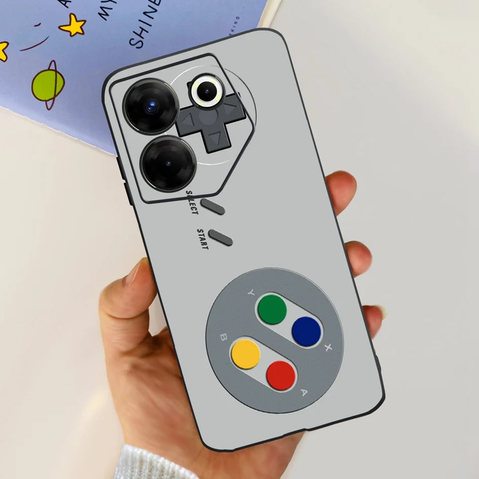For Tecno Camon 20 Pro 5G Case 2023 Cute Love Heart Football Slim Cover Soft Silicone Funda For Tecno Camon20 Pro 5G CK8n Bumper - Sun Studio