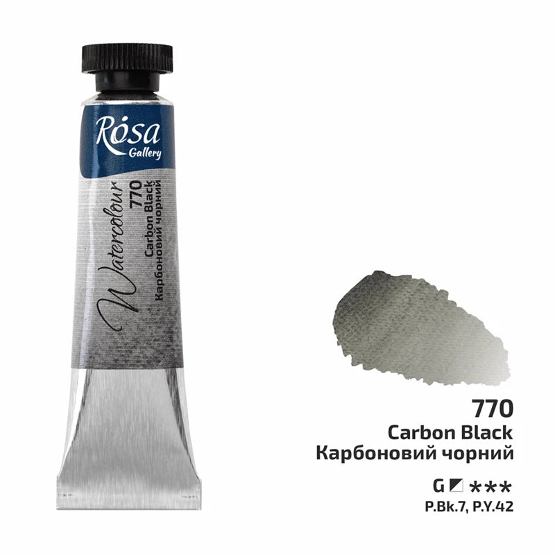 ROSA New 10 Color Precipitated Watercolor Pigments 10ml Tube Master Watercolor Paint Student Artist Painting Supplies - Sun Studio