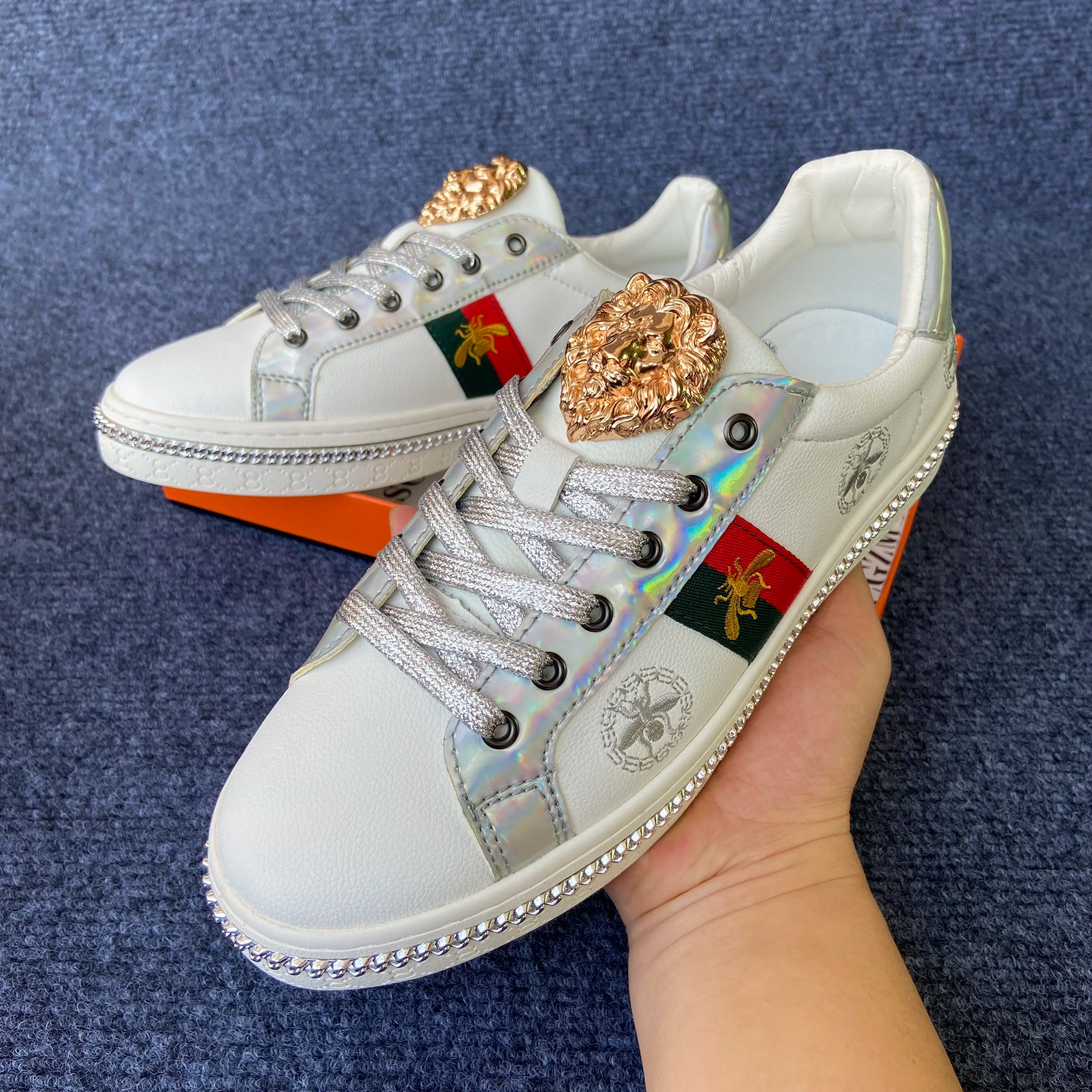 original shoes brand premium shoes for man high quality casual shoes for man casual sneakers for man trainers luxury black white - Sun Studio