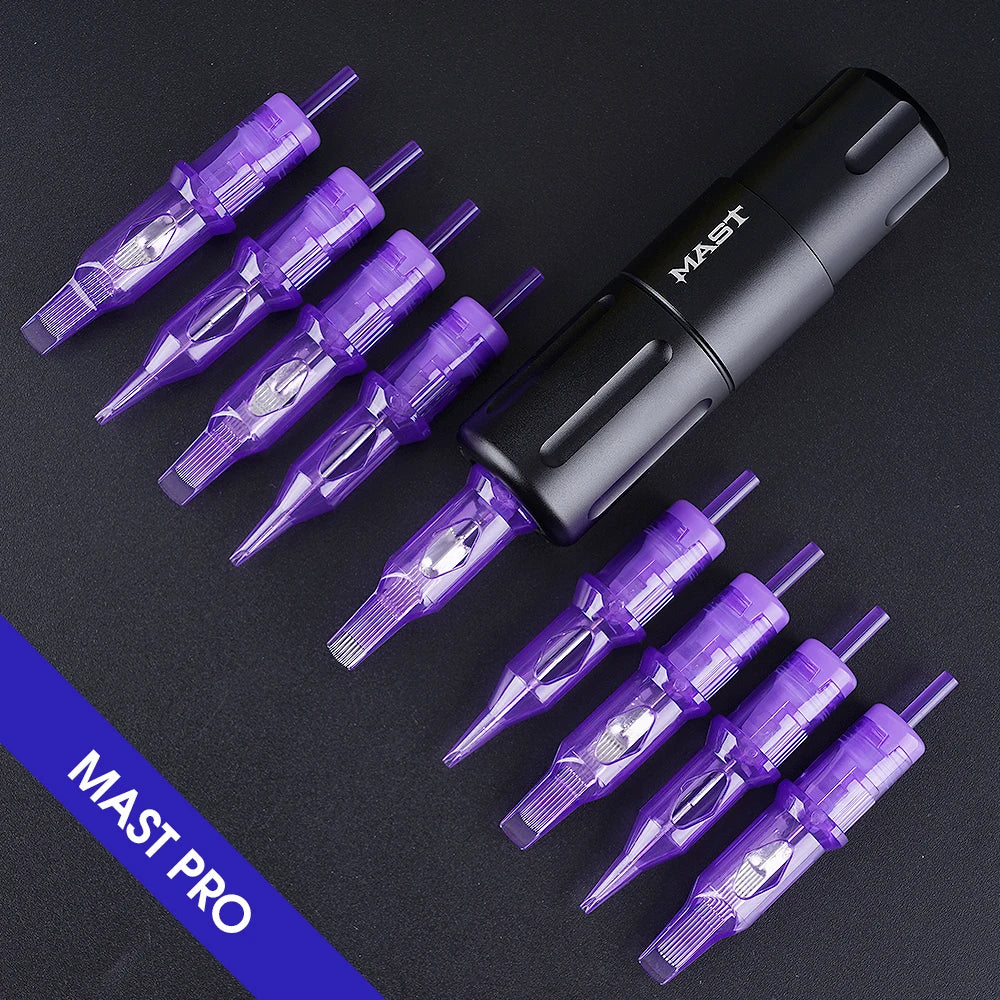 20pcs Mast Pro Tattoo Cartridge Needles RM /M Round Magnum Disposable Permanent Makeup SMP Cartridge Tattoo Needles  Accessories - Sun Studio