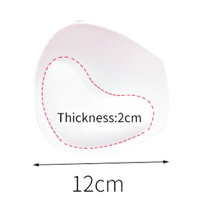 1pair Sponge Inserts In Bra Padded for Swimsuit Breast Push Up Fill Brassiere Breast Patch Pads Women Intimates Accessories - Sun Studio