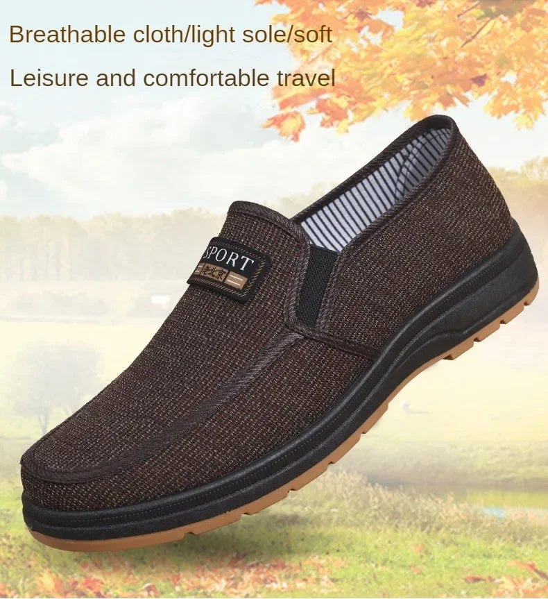 Hot selling men's sports shoes for spring and summer 2025, casual old Beijing walking shoes, breathable men's cloth shoes - Sun Studio