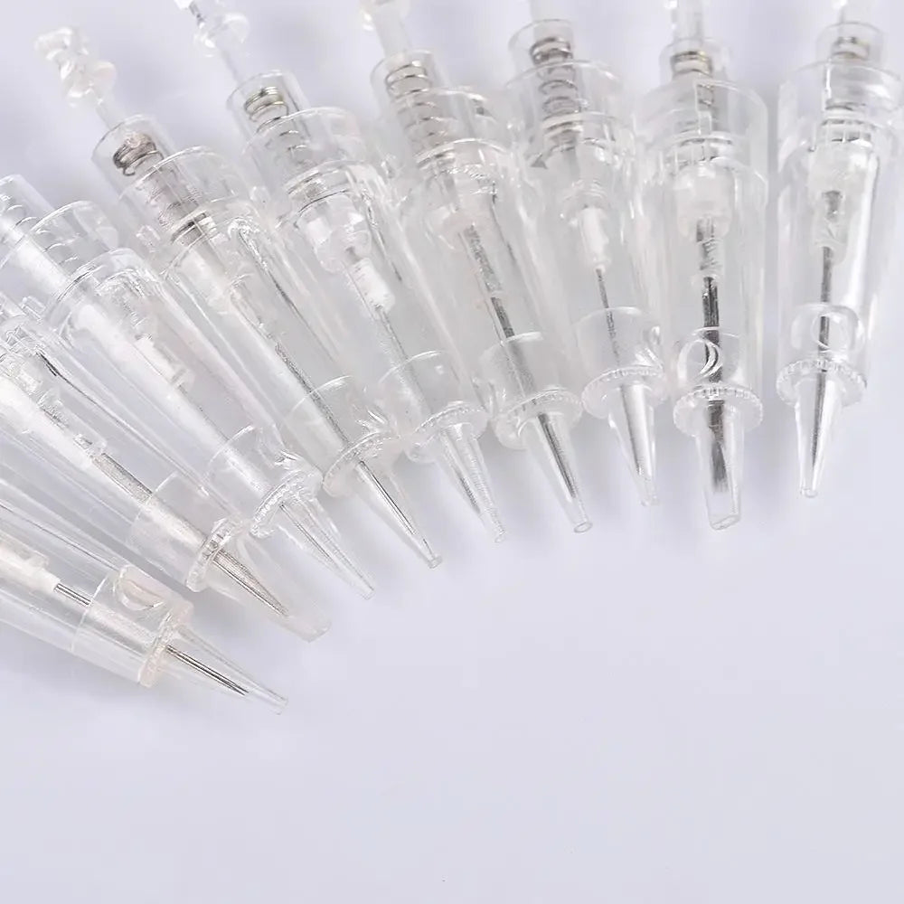10PCS Derma Pen Bayonet Cartridge Replacement Needles Tattoo Eyebrow Lip Needles For MYM M7 N2 A1 A6 Nano Permanent Makeup Tools - Sun Studio