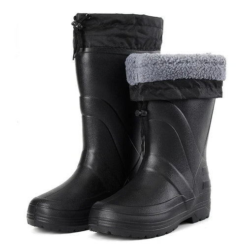 2025 New Men Rain Boots High Quality EVA Waterproof Shoes Men Platform Snow Boots Outdoor Non-slip Fishing Shoes Men Rain Shoes - Sun Studio