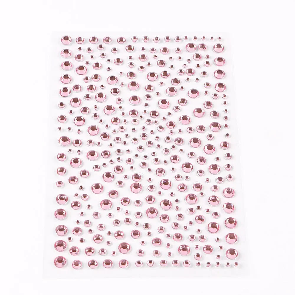 Face Decorations Rhinestone Stickers for Music Festival Halloween Party Mobile Crystal Sticker Women Girls DIY Diamond Stickers
