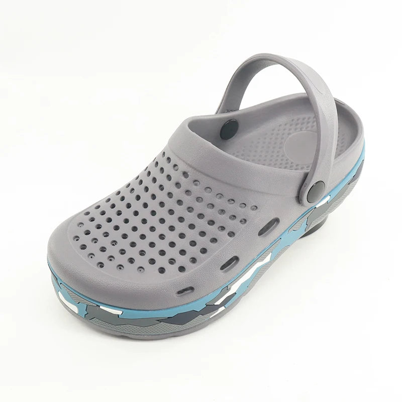 Mens Sandals Casual Summer Clogs for Men Breathable Soft EVA Garden Shoes Closed-toe Fashion Slippers for Men 2025 New Design - Sun Studio