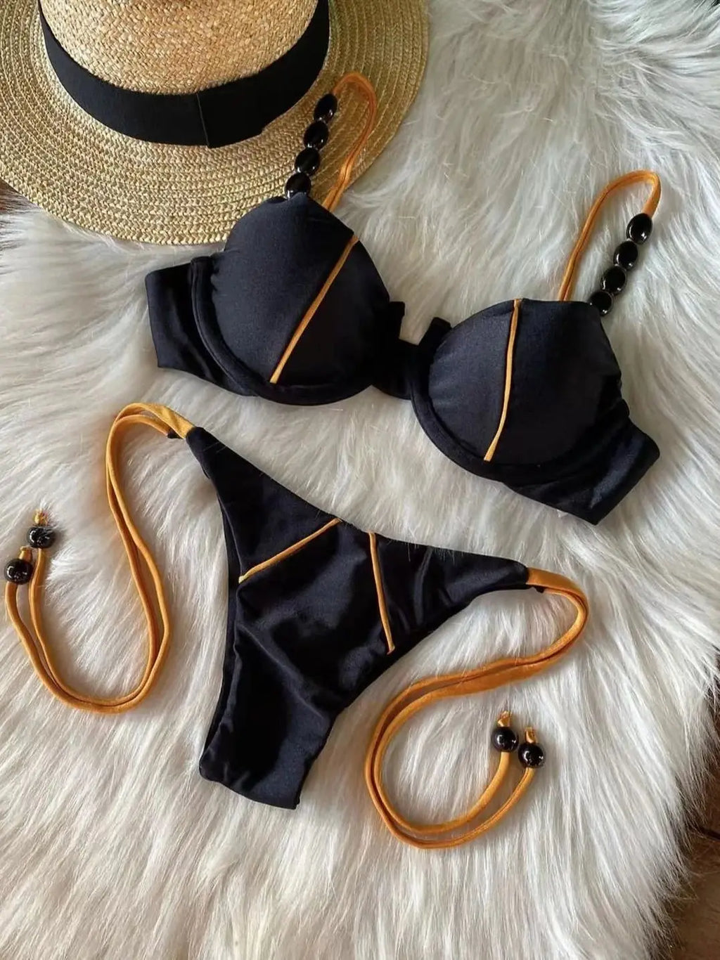 RUOTONGSEPT New Sexy Push up Bikini Set Swimsuit Women's low-waist Swimwear For Female Two Piece Beachwear 2023 Bathing Suit - Sun Studio