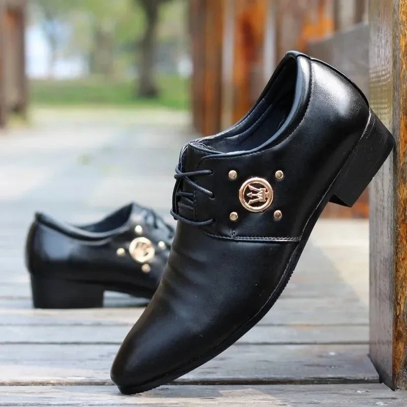 Summer Leather Shoes for Men Male Leather Fashion Business Luxury Colorful Party Dress Shoes Loafers 남성구두 Sapatos Masculinos - Sun Studio