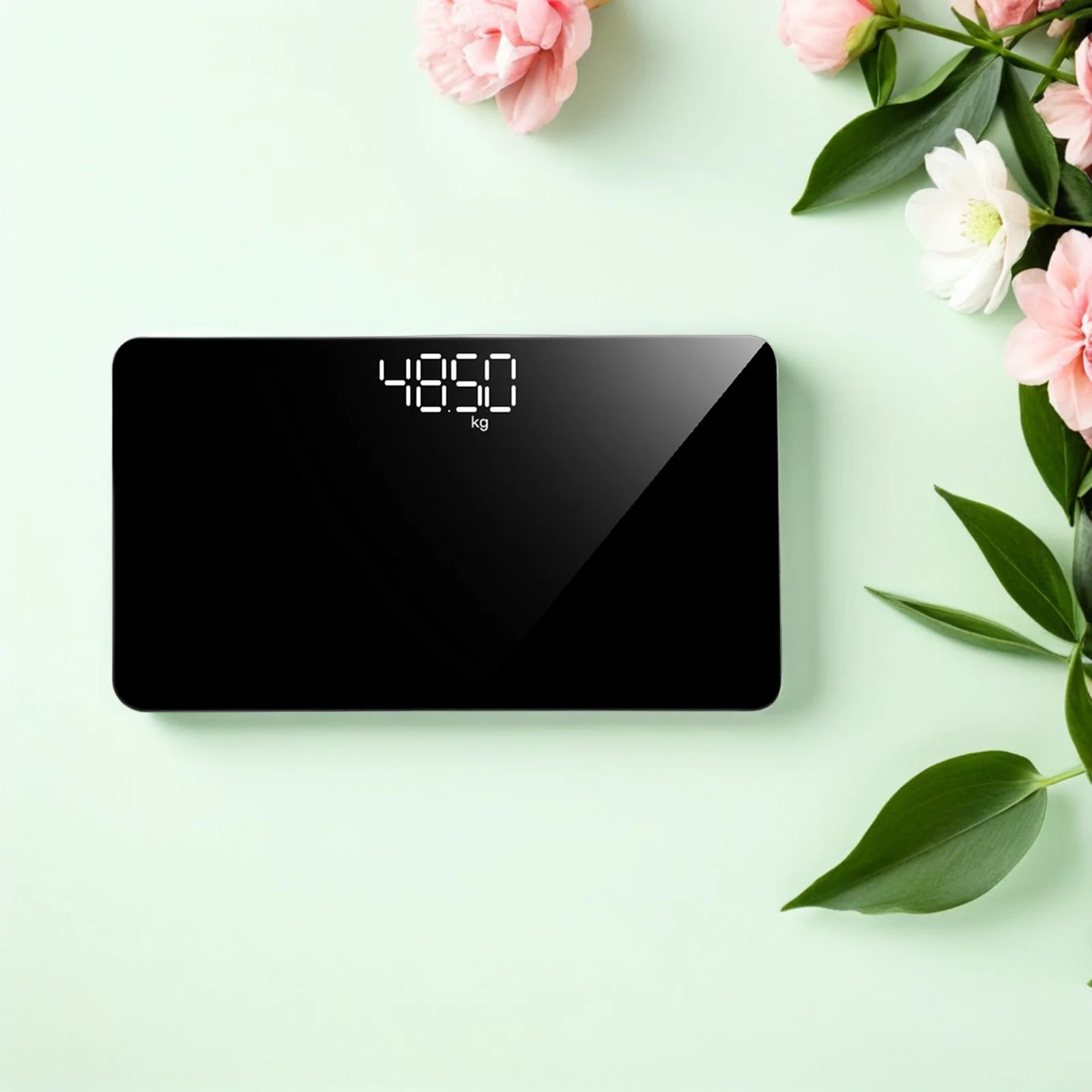 Rechargeable Portable Mini Electronic Weight Scale Mirror Surface Travel Scale Body Weight Balance Tool for Home - Sun Studio