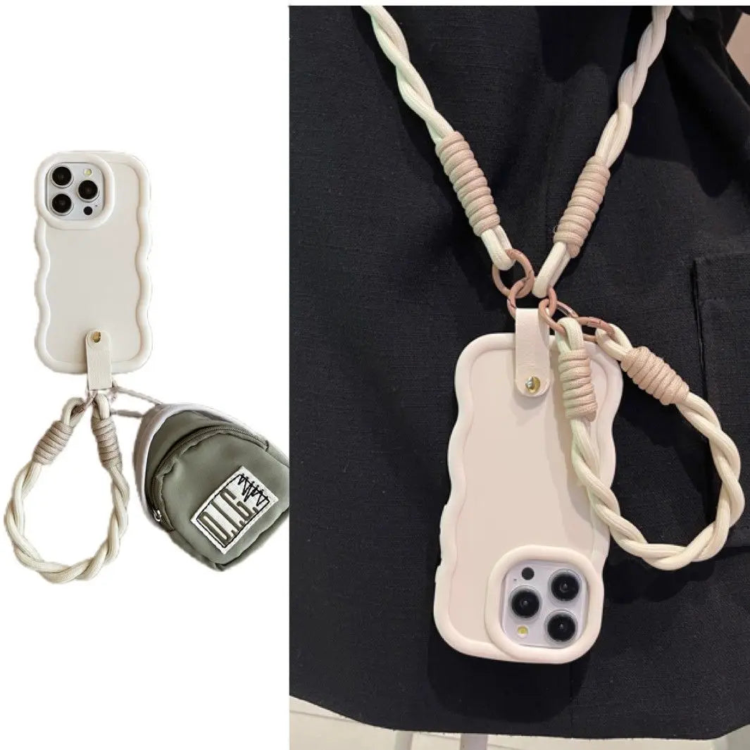 Crossbody Lanyard Silicone Soft Case For OnePlus 13 12 11 12R 11R Nord 4 CE 4 3 2 2T CE4 CE3 CE2 Lite ACE3 N20 5G N20SE N300 N30 - Sun Studio