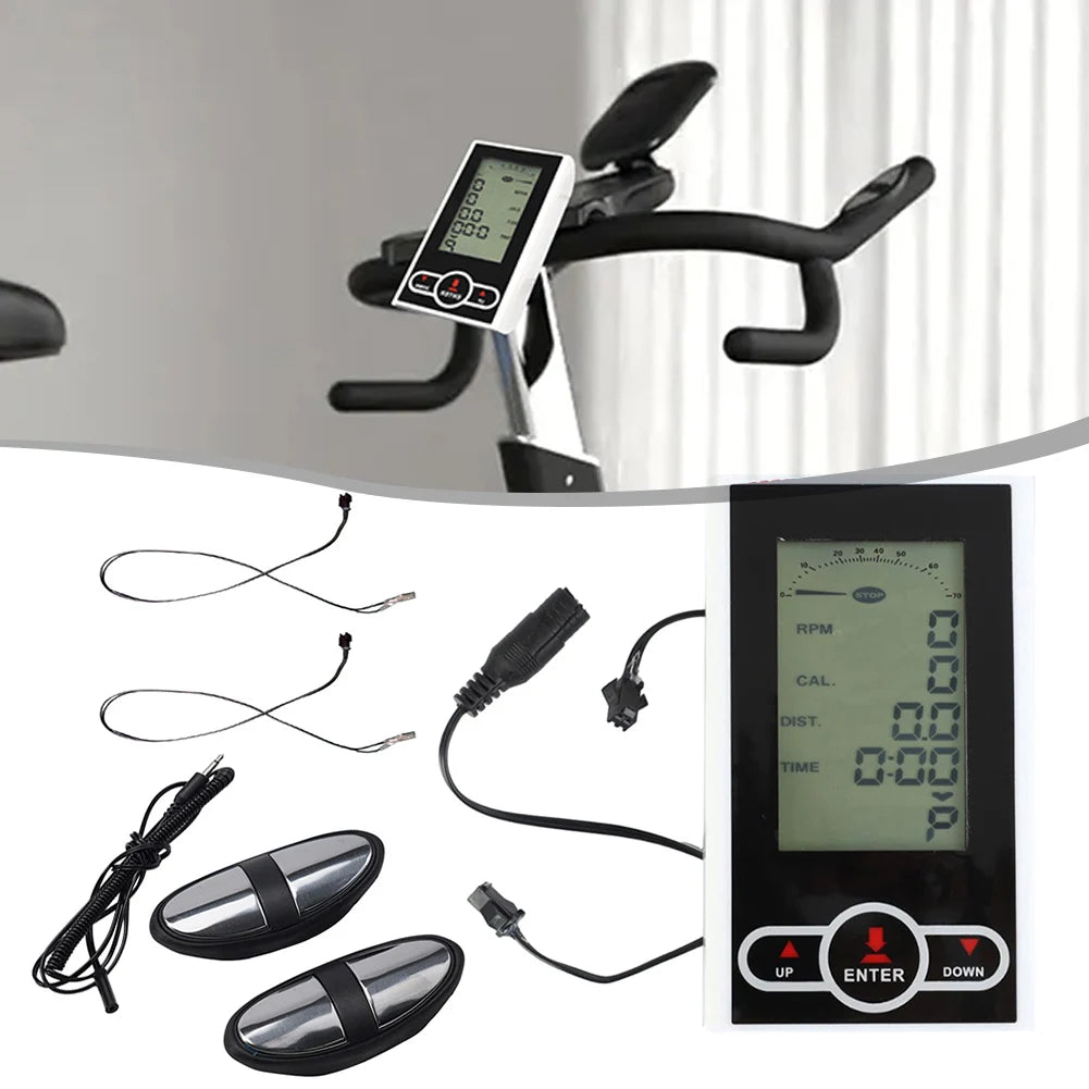 Gym Bike Elliptical Machine Trainer Display Speedometer Exercise Bike Monitor Speedometer Stationary Fitness Bike Equipment Acce - Sun Studio