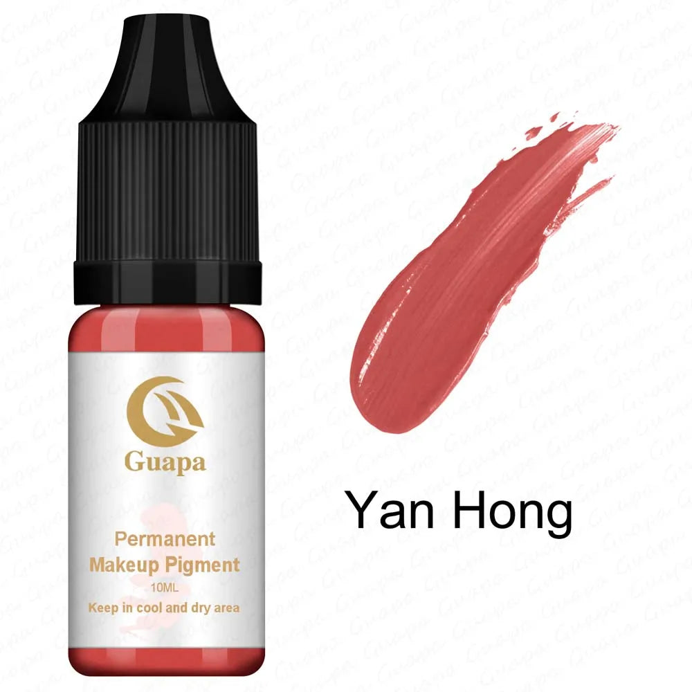 10ML Tattoo Ink Micro pigment Lip Eyebrow Permanent Makeup Pigment Tattoo Supplies for Tattoo Eyebrow Eyeliner Lip