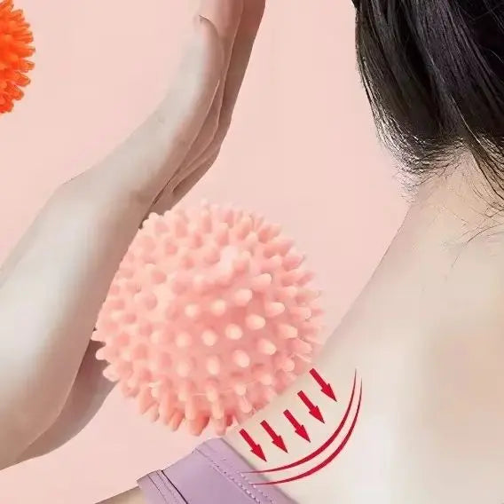 Foot Massage Ball Pilates Yoga Ball Sports Fitness Muscle Relaxation Massage Balls Plantar Fasciitis Relaxation for Deep Tissue - Sun Studio