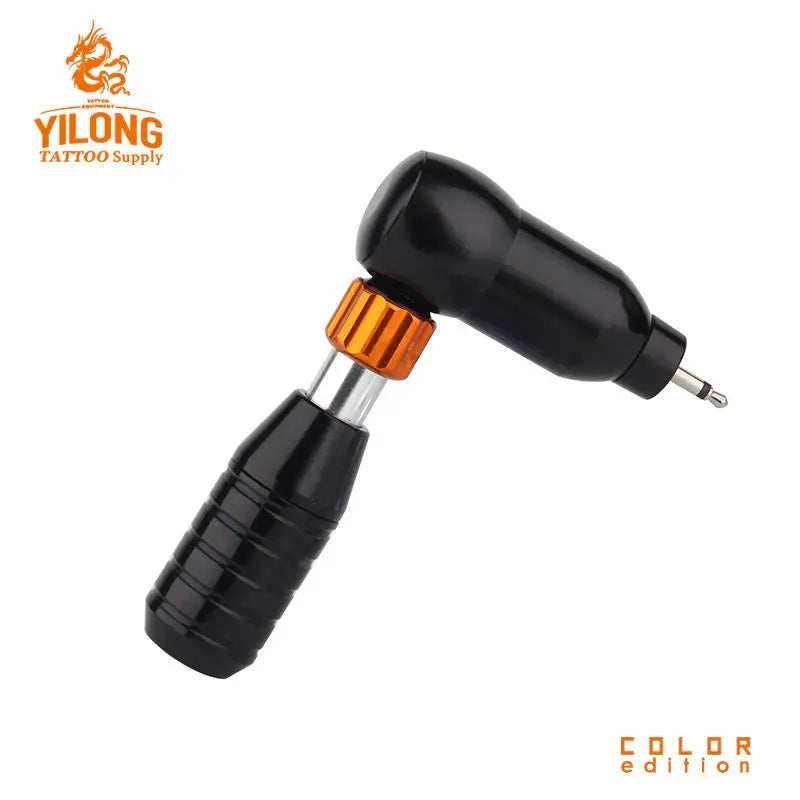 YILONG Professional L-shaped Tattoo Gun Adjustable Rotary Pen Motor Hybrid Tattoo Machine With RCA Tattoo Tools - Sun Studio