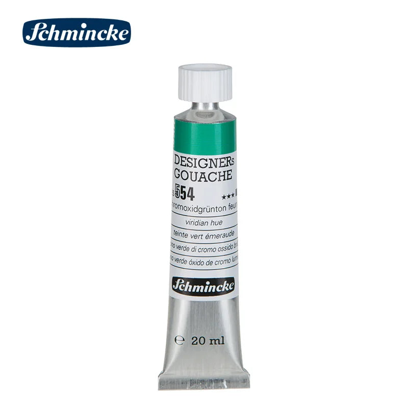 Germany Schmincke Designer Gouache Paint Tube 20ml Opaque Gouache Paint Professional Artist 48 Colors Drawing Art Supplies Cute - Sun Studio