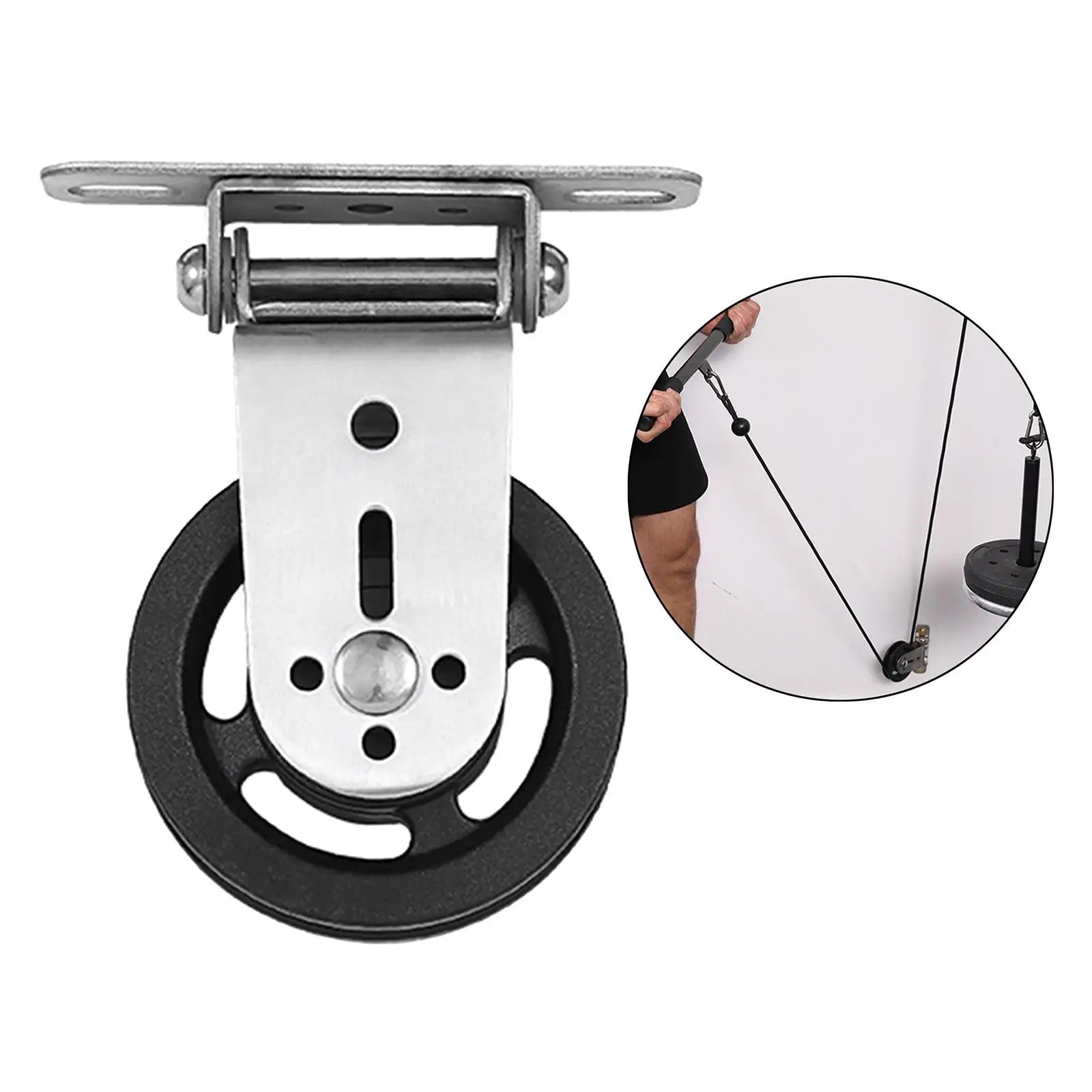 Gym Pulley Silent Nylon Gym Cable Pulley Wheel Diameter 88mm - Sun Studio