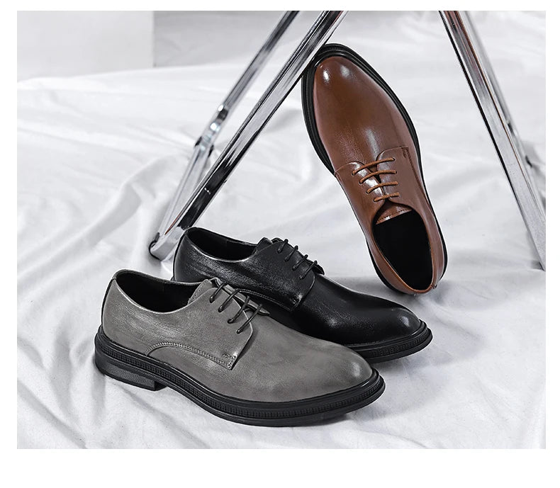 2024 Italian Dress Shoes Men Wedding Party Shoes High Quality Casual Loafer Male Designer Flat Shoes Zapatos Hombre Plus Size 47 - Sun Studio