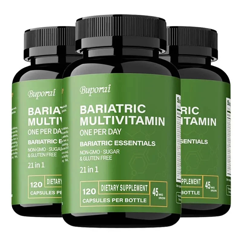 Bariatric Multivitamin Supplement - Helps Improve Joint Flexibility, Maintaining Energy Levels, Promote Bone and Overall Health - Sun Studio