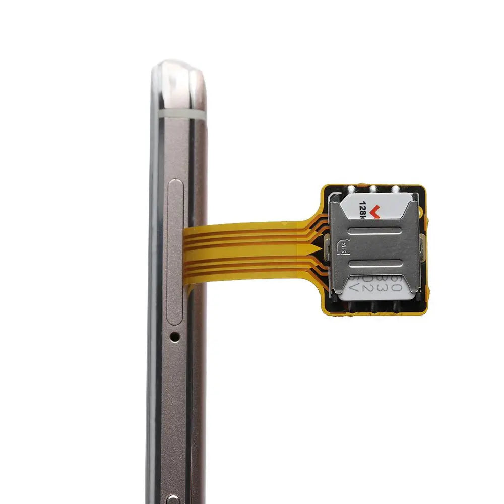 Universal TF Hybrid Sim Slot Dual SIM Card Adapter For DIY Micro SD Extender Nano Cato Android Phone All Dual SIM mobile phone - Sun Studio