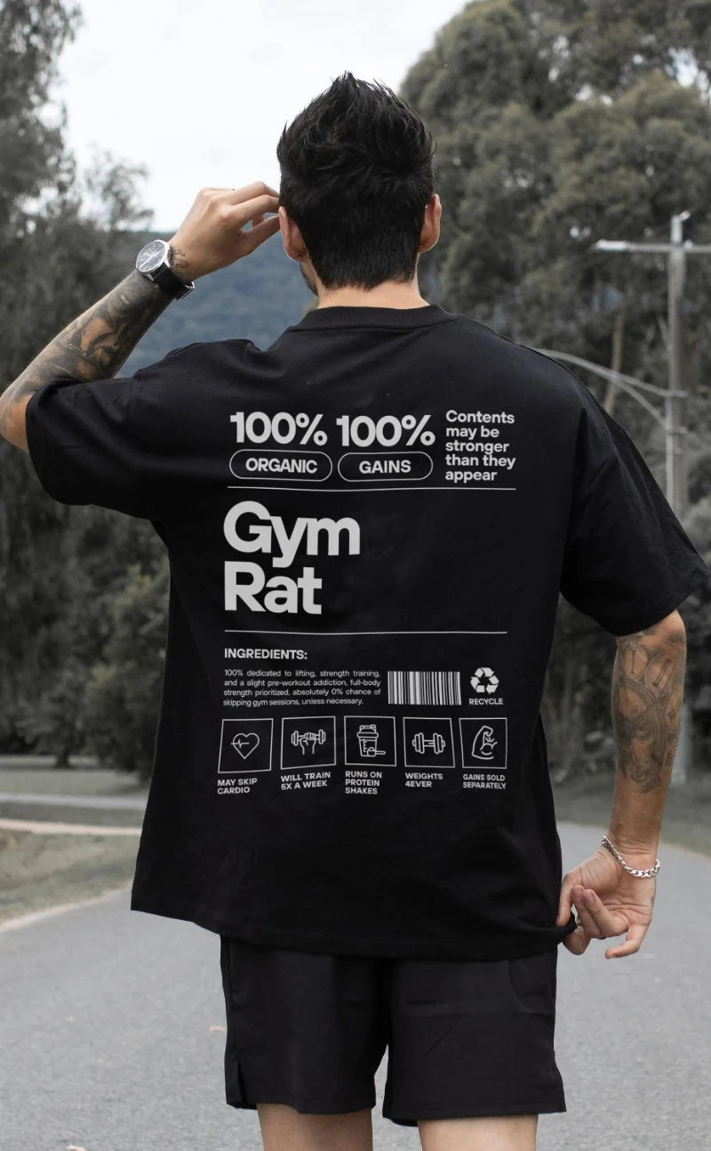 Gym 2025 T-shirt, Men's and Women's Gym Training T-shirt, Dumbbell T-shirt, Cool Gym T-shirt, Cotton Comfortable Fashion Top - Sun Studio