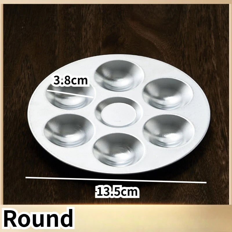 6 Well Paint Tray Palette Simple Color Palette Dish for Painting DIY Art Supplies - Sun Studio