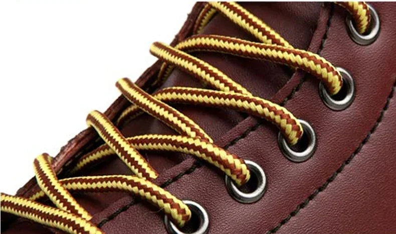 Winter Leather Men Boots Warm Mens Snow Boots with Fur Waterproof Handmade Male Ankle Boots No-slip High Top Male Work Shoes - Sun Studio