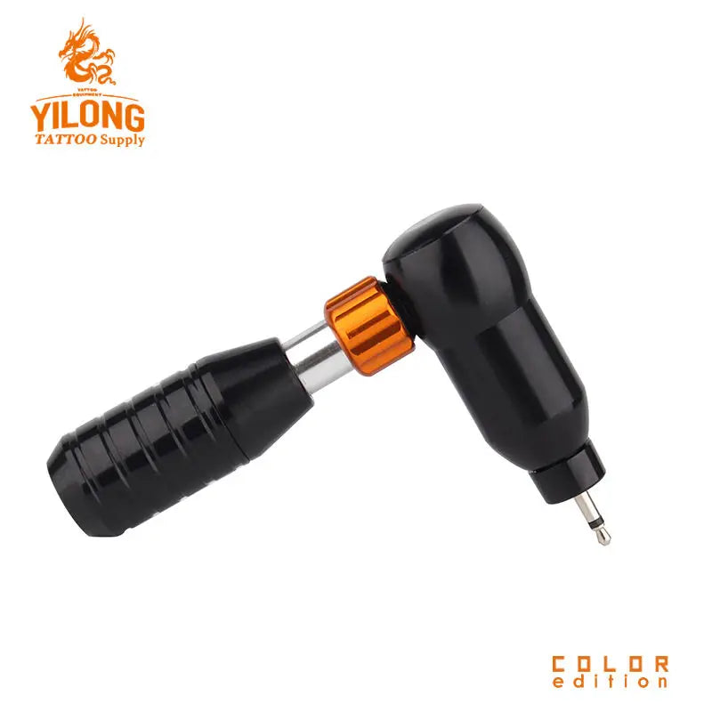 YILONG Professional L-shaped Tattoo Gun Adjustable Rotary Pen Motor Hybrid Tattoo Machine With RCA Tattoo Tools - Sun Studio