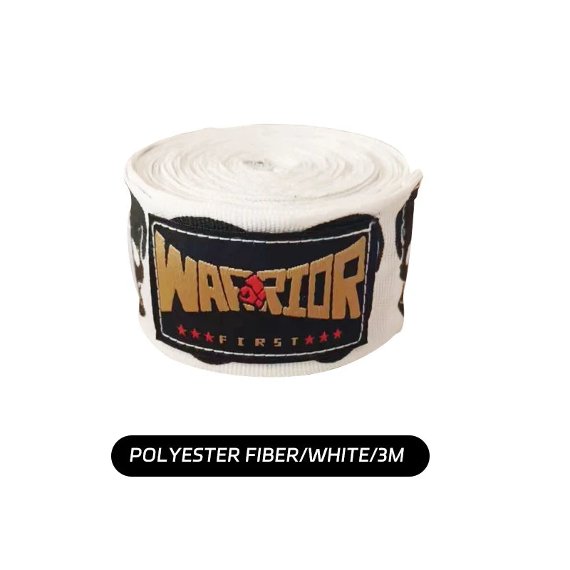 1 Pair Boxing Hand Wraps MMA Muay Thai Kick Boxing Handwraps For Training Bandages Sport Straps 3M/5M Length Skull Print - Sun Studio