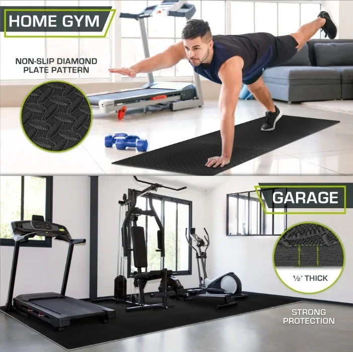 8/16 Pcs Foam Fitness Non Slip Yoga Mat Fitness Floor Tile Protection Pad Fitness Equipment Mat Suitable for Indoor Fitness - Sun Studio
