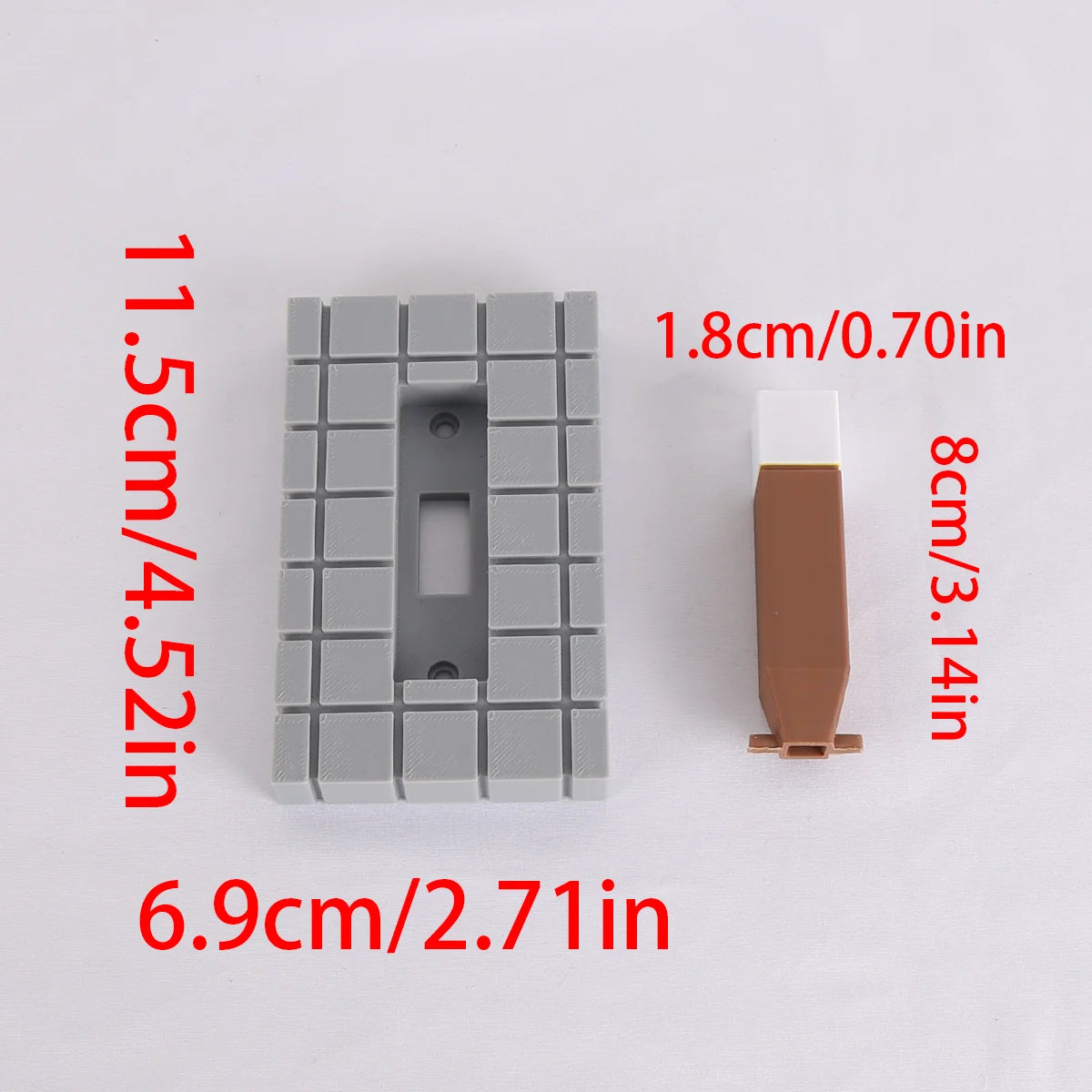 1pc pixel style switch board, creatively designed, easy to install, the perfect choice for holiday decoration and home decor - Sun Studio