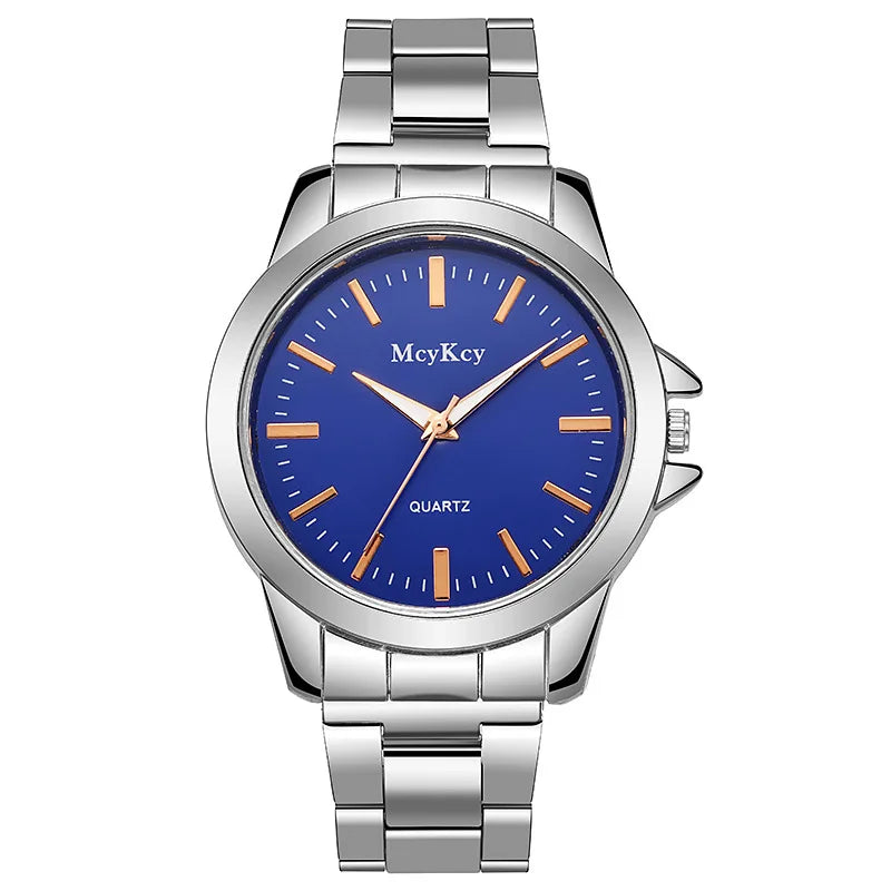 Men Watches Fashion British Style Business Stainless Steel Quartz Watch For Men Sports Wristwatch Relogio Masculino Hot - Sun Studio