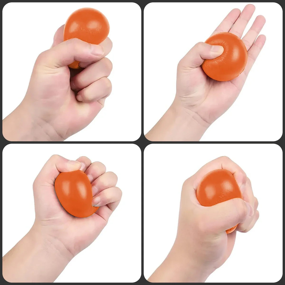1PC 7cm High Elasticity Grasping Ball Finger Strengthening Grasping Massager Exerciser Ball Squeezing Training Muscle Exerciser - Sun Studio